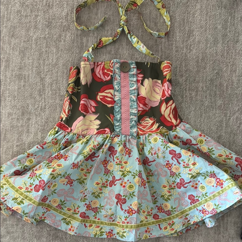 Matilda Jane Bowie. Floral Halter Dress